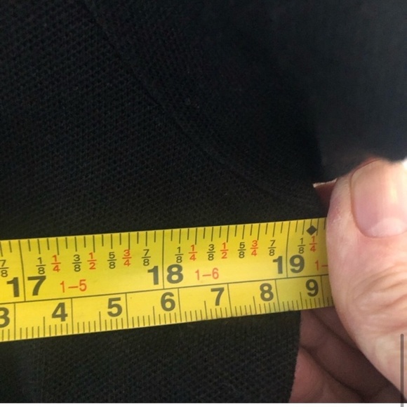 Lacoste Black Polo Size M 1/3 Button up Collar Shirt Cotton - Picture 11 of 13